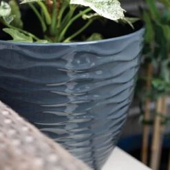 La Hacienda Plant Avenue Windermere Charcoal 33cm Garden Pot - 90400CH -OUTSUNNY Sales Shop l a la hacienda windermere 90400ch 2