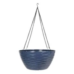 La Hacienda Plant Avenue Windermere Blue Hanging Basket 35cm - 90402BU -OUTSUNNY Sales Shop l a la hacienda windermere 90402bu 1