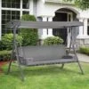 Outsunny 2-in-1 3-Seater Garden Swing Chair - Grey - 84A-180 21 Outsunny 2-in-1 3-Seater Garden Swing Chair - Grey - 84A-180 -OUTSUNNY Sales Shop le96ff18026a3c4d6.jpg