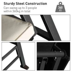 Outsunny 3 Seater Rattan Garden Swing Chair - Black - 01-0770 14 Outsunny 3 Seater Rattan Garden Swing Chair - Black - 01-0770 -OUTSUNNY Sales Shop lsua0917eecc29c57.jpg