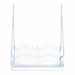 Outsunny 2-Seater Metal Porch Swing Chair- White - 84A-071 -OUTSUNNY Sales Shop lzi77317dc2d3d30f.jpg