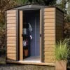 Rowlinson 6x5 Woodvale Metal Apex Shed With Floor & Assembly - MEWV65FA -OUTSUNNY Sales Shop m e mewv65fa