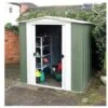 Rowlinson Greenvale Metal Apex Shed 8x6 - MEGV86 -OUTSUNNY Sales Shop megv86