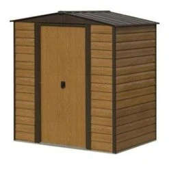 Rowlinson Woodvale Metal Shed 6x5 - MEWV65 -OUTSUNNY Sales Shop mewv65 unit