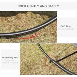 Outsunny Double Hammock Sun Lounger - Grey - 84A-027GY -OUTSUNNY Sales Shop mmxa0917f4ed0e28e.jpg