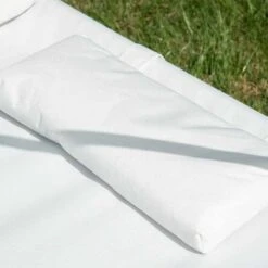 Outsunny Double Hammock Sun Lounger With Canopy - Cream White - 84B-174CW -OUTSUNNY Sales Shop msn3d61816507c54f.jpg