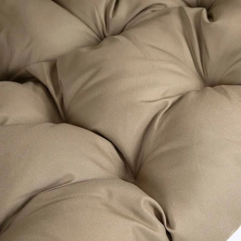 Outsunny Hanging Egg Chair With Cushion - Beige - 84A-207V70 7 Outsunny Hanging Egg Chair With Cushion - Beige - 84A-207V70 - Image 7