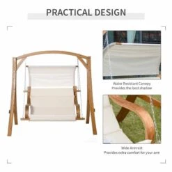 Outsunny Canopy A-Frame Swing Chair - White - 84A-176V70 15 Outsunny Canopy A-Frame Swing Chair - White - 84A-176V70 -OUTSUNNY Sales Shop mwqd1017dc2af388b.jpg