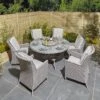 Rowlinson Prestbury 7 Piece Dining Set - Natural Stone - NSPRESET6 18 Rowlinson Prestbury 7 Piece Dining Set - Natural Stone - NSPRESET6 -OUTSUNNY Sales Shop n s nspreset6