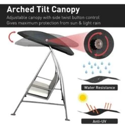 Outsunny 3 Seater Rattan Garden Swing Chair - Black - 01-0770 16 Outsunny 3 Seater Rattan Garden Swing Chair - Black - 01-0770 -OUTSUNNY Sales Shop nbqb1017eecc29c57.jpg