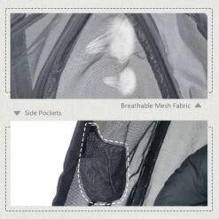 Outsunny Hanging Egg Chair With Cushion - Grey - 84A-207V70GY -OUTSUNNY Sales Shop ndx7561801c81fc84.jpg