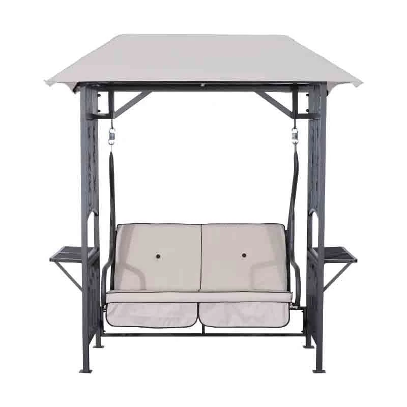 Outsunny 2 Person Padded Garden Swing Chair - Beige - 84A-020 8 Outsunny 2 Person Padded Garden Swing Chair - Beige - 84A-020 - Image 8