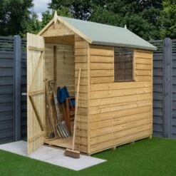 Rowlinson 6x4 Overlap Shed - OLAP6X4PT