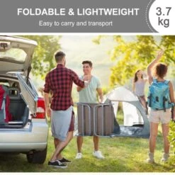 Outsunny Reclining Sun Lounger With Pillow - Brown - 01-0337 -OUTSUNNY Sales Shop o u outsunny 01 0337 4