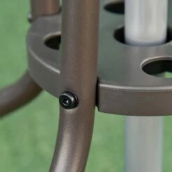 Outsunny 6 Piece Garden Patio Table & Chairs Bistro Set - Coffee & White - 01-0708 -OUTSUNNY Sales Shop o u outsunny 01 0708 material2