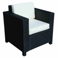 Outsunny Single Rattan Sofa Armchair - Black - 01-0716 -OUTSUNNY Sales Shop o u outsunny 01 0716 3
