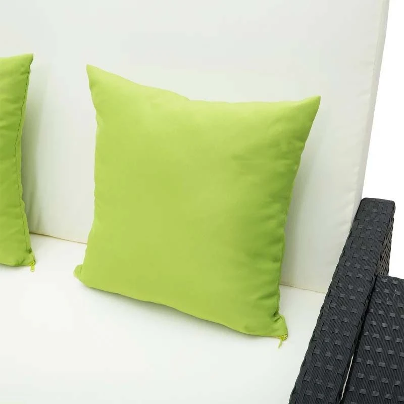 Outsunny 2-Seater Rattan Sofa Set With Foot Stool - Black/Cream - 01-0784 7 Outsunny 2-Seater Rattan Sofa Set With Foot Stool - Black/Cream - 01-0784 - Image 7