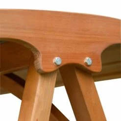 Outsunny 3-Seater Larch Wood Swing Chair - Teak - 01-0863 -OUTSUNNY Sales Shop o u outsunny 01 0863 5