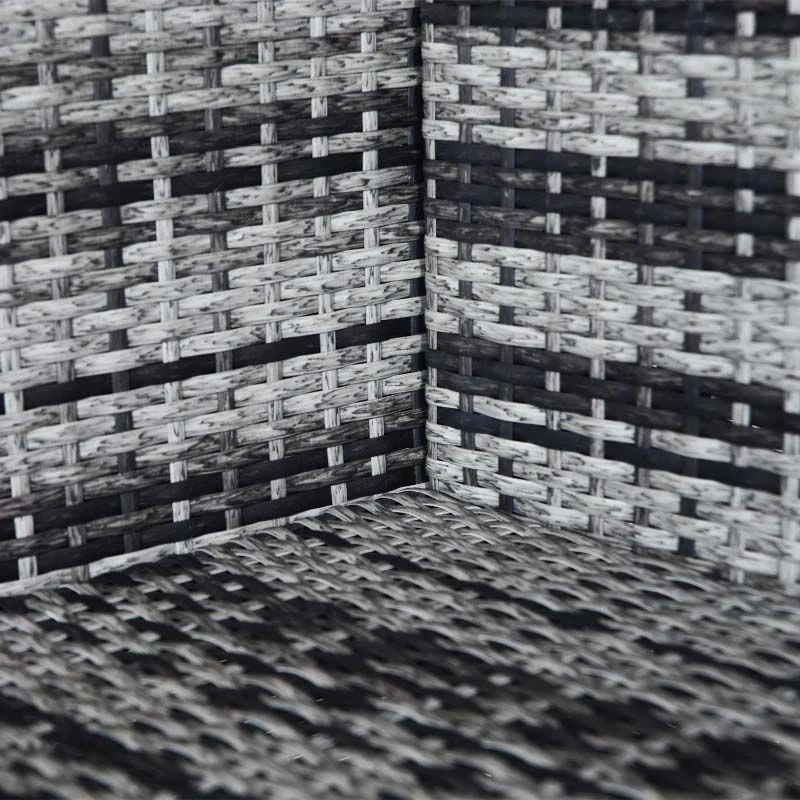 Outsunny 4 Piece Rattan Garden Furniture Set - Grey - 841-158 9 Outsunny 4 Piece Rattan Garden Furniture Set - Grey - 841-158 - Image 9