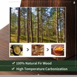 Outsunny 2 Tier Wooden Garden Water Feature - Brown - 844-097 -OUTSUNNY Sales Shop o u outsunny 844 097 wood