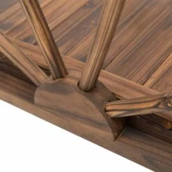 Outsunny Décor Walkway Fir Wood Garden Bridge 37H X 100L X 50Wcm - Brown - 844-252 -OUTSUNNY Sales Shop o u outsunny 844 252 frame