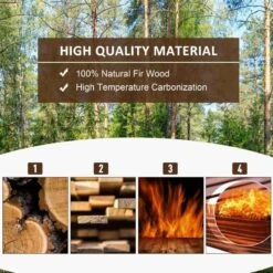 Outsunny 1.5m Wooden Garden Bridge With Safety Guardrail - Brown - 844-444 14 Outsunny 1.5m Wooden Garden Bridge With Safety Guardrail - Brown - 844-444 -OUTSUNNY Sales Shop o u outsunny 844 444 material