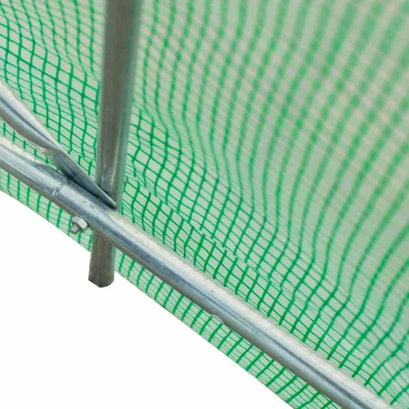 Outsunny 4.5m X 2m Walk-in Large Tunnel Greenhouse With Roll-Up Door / Windows - Green - 845-016 9 Outsunny 4.5m X 2m Walk-in Large Tunnel Greenhouse With Roll-Up Door / Windows - Green - 845-016 - Image 9