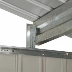 Outsunny 7 X 4ft Lockable Metal Garden Storage Shed With Air Vents - Grey - 845-030GY -OUTSUNNY Sales Shop o u outsunny 845 030gy frame