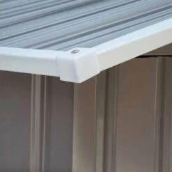 Outsunny 7 X 4ft Lockable Metal Garden Storage Shed With Air Vents - Grey - 845-030GY -OUTSUNNY Sales Shop o u outsunny 845 030gy roof