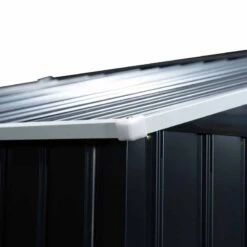 Outsunny 9 X 6ft Metal Garden Storage Shed With Foundation Ventilation & Doors - Dark Grey - 845-031CG 19 Outsunny 9 X 6ft Metal Garden Storage Shed With Foundation Ventilation & Doors - Dark Grey - 845-031CG -OUTSUNNY Sales Shop o u outsunny 845 031cg roof