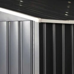 Outsunny 13 X 11ft Galvanized Steel Garden Shed With Foundation - Grey - 845-031V01 18 Outsunny 13 X 11ft Galvanized Steel Garden Shed With Foundation - Grey - 845-031V01 -OUTSUNNY Sales Shop o u outsunny 845 031v01 slope