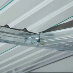 Outsunny 12.5 X 11.1ft Steel Storage Shed With Sliding Door - Green - 845-031V01GN -OUTSUNNY Sales Shop o u outsunny 845 031v01gn frame2