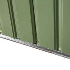 Outsunny 6.2 X 9ft Corrugated Steel Two Door Garden Storage Shed - Light Green - 845-031YG -OUTSUNNY Sales Shop o u outsunny 845 031yg frame