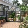 Outsunny 6 X 6ft Aluminium Large Walk-In Poly Greenhouse With Slide Door - Grey & Clear - 845-058GY 20 Outsunny 6 X 6ft Aluminium Large Walk-In Poly Greenhouse With Slide Door - Grey & Clear - 845-058GY -OUTSUNNY Sales Shop o u outsunny 845 058gy