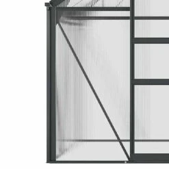 Outsunny 6 X 6ft Aluminium Large Walk-In Poly Greenhouse With Slide Door - Grey & Clear - 845-058GY 18 Outsunny 6 X 6ft Aluminium Large Walk-In Poly Greenhouse With Slide Door - Grey & Clear - 845-058GY -OUTSUNNY Sales Shop o u outsunny 845 058gy door