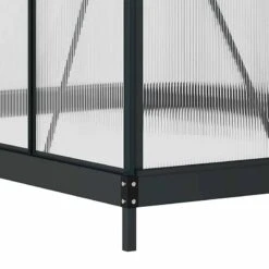 Outsunny 6 X 8ft Aluminium Large Walk-In Poly Greenhouse With Slide Door - Grey & Clear - 845-059GY 17 Outsunny 6 X 8ft Aluminium Large Walk-In Poly Greenhouse With Slide Door - Grey & Clear - 845-059GY -OUTSUNNY Sales Shop o u outsunny 845 059gy frame