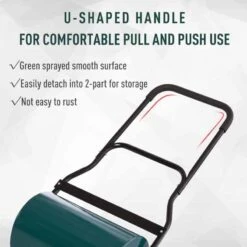 Outsunny Sand / Water Filled Lawn Roller 40L - Green - 845-060 -OUTSUNNY Sales Shop o u outsunny 845 060 features