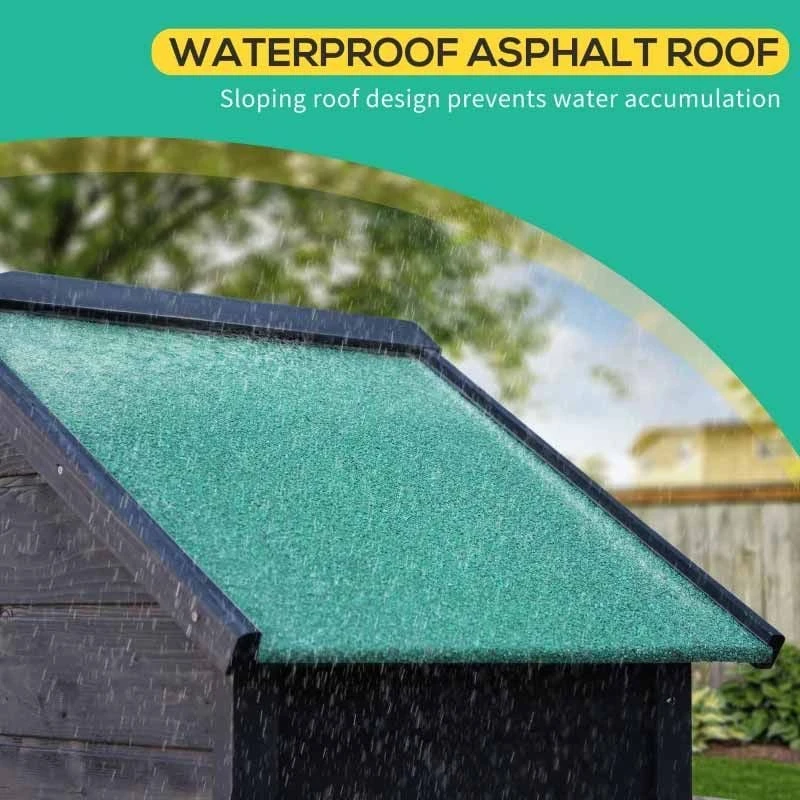 Outsunny 4-Tier Garden Wooden Storage Shed With 3 Shelves & 2 Doors - Grey - 845-063V01GY 5 Outsunny 4-Tier Garden Wooden Storage Shed With 3 Shelves & 2 Doors - Grey - 845-063V01GY - Image 5