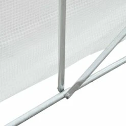 Outsunny Walk-In Large Polytunnel Greenhouse With Galvanised Steel Frame 445L X 299W X 205Hcm - White - 845-070 -OUTSUNNY Sales Shop o u outsunny 845 070 frame