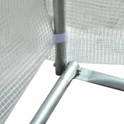 Outsunny 6 X 3 X 2m Walk In Polytunnel Greenhouse With Zippered Door & 8 Windows - White - 845-120 17 Outsunny 6 X 3 X 2m Walk In Polytunnel Greenhouse With Zippered Door & 8 Windows - White - 845-120 -OUTSUNNY Sales Shop o u outsunny 845 120 frame