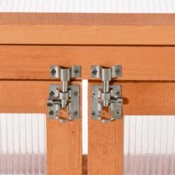 Outsunny 3-Tier Mini Wooden Greenhouse Cold Frame 58L X 44W X 78Hcm - Fir Wood - 845-136 17 Outsunny 3-Tier Mini Wooden Greenhouse Cold Frame 58L X 44W X 78Hcm - Fir Wood - 845-136 -OUTSUNNY Sales Shop o u outsunny 845 136 door2