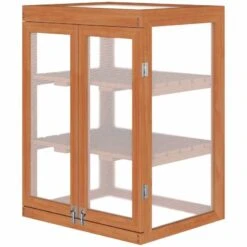 Outsunny 3-Tier Mini Wooden Greenhouse Cold Frame 58L X 44W X 78Hcm - Fir Wood - 845-136 12 Outsunny 3-Tier Mini Wooden Greenhouse Cold Frame 58L X 44W X 78Hcm - Fir Wood - 845-136 -OUTSUNNY Sales Shop o u outsunny 845 136 full