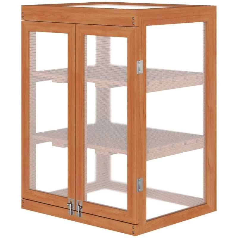 Outsunny 3-Tier Mini Wooden Greenhouse Cold Frame 58L X 44W X 78Hcm - Fir Wood - 845-136 3 Outsunny 3-Tier Mini Wooden Greenhouse Cold Frame 58L X 44W X 78Hcm - Fir Wood - 845-136 - Image 3