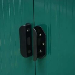 Outsunny 8.5 X 4ft Tilted Roofed Metal Storage Garden Shed With Lightsky Panels - Green - 845-173V01GN -OUTSUNNY Sales Shop o u outsunny 845 173v01gn door