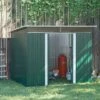 Outsunny 8.5 X 6ft Tilted Roofed Metal Storage Garden Shed With Lightsky Panels - Green - 845-174V01GN -OUTSUNNY Sales Shop o u outsunny 845 174v01gn