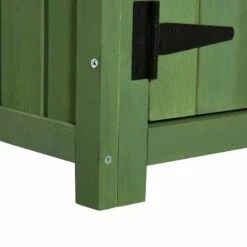 Outsunny Garden Storage Shed / Tool House With 3 Shelves 77x54x179cm - Green - 845-209V01GN -OUTSUNNY Sales Shop o u outsunny 845 209v01gn feet