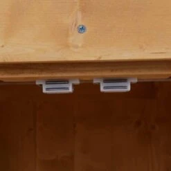 Outsunny 1.4 X 2.4ft Mini Garden Storage Cabinet With Asphalt Roof - Brown - 845-212 -OUTSUNNY Sales Shop o u outsunny 845 212 lock