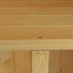 Outsunny 87 X 47 X 160cm Garden Wooden Storage Shed With Asphalt Roof & 2 Large Doors - Natural - 845-215BN -OUTSUNNY Sales Shop o u outsunny 845 215bn shelf