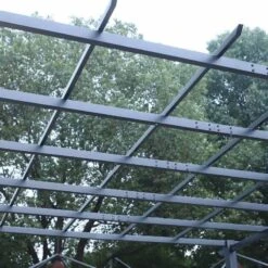 Outsunny 3 X 3m Metal Pergola Gazebo Grape Trellis For Climbing Plants - Black - 845-231 -OUTSUNNY Sales Shop o u outsunny 845 231 view