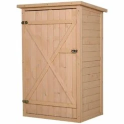 Outsunny 1.8 X 2.4ft Small Fir Wood Garden Storage Shed - Brown - 845-292 12 Outsunny 1.8 X 2.4ft Small Fir Wood Garden Storage Shed - Brown - 845-292 -OUTSUNNY Sales Shop o u outsunny 845 292 full